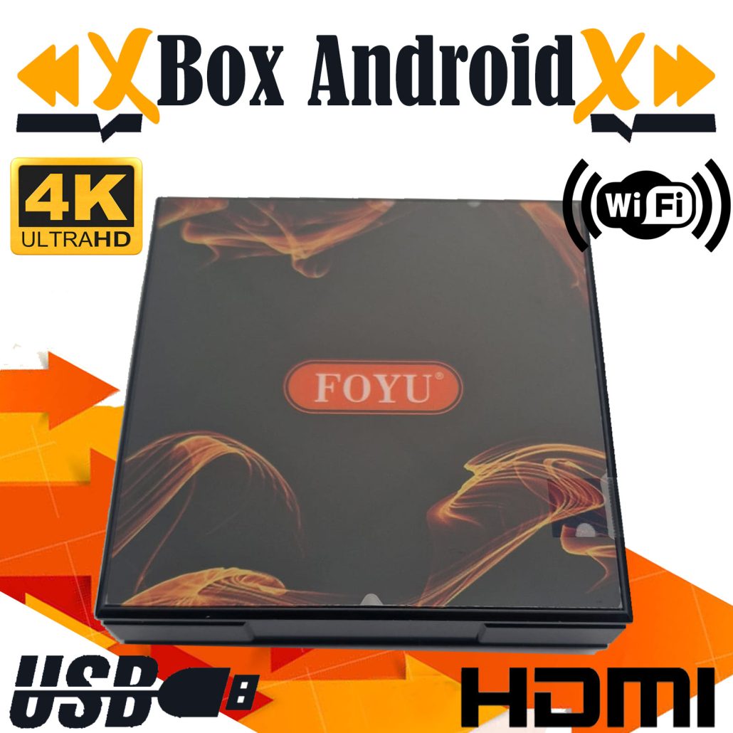 Decoder tv Box Android 8K FO-R25 smar tv Rom 64 gb wi-fi Bluetooth