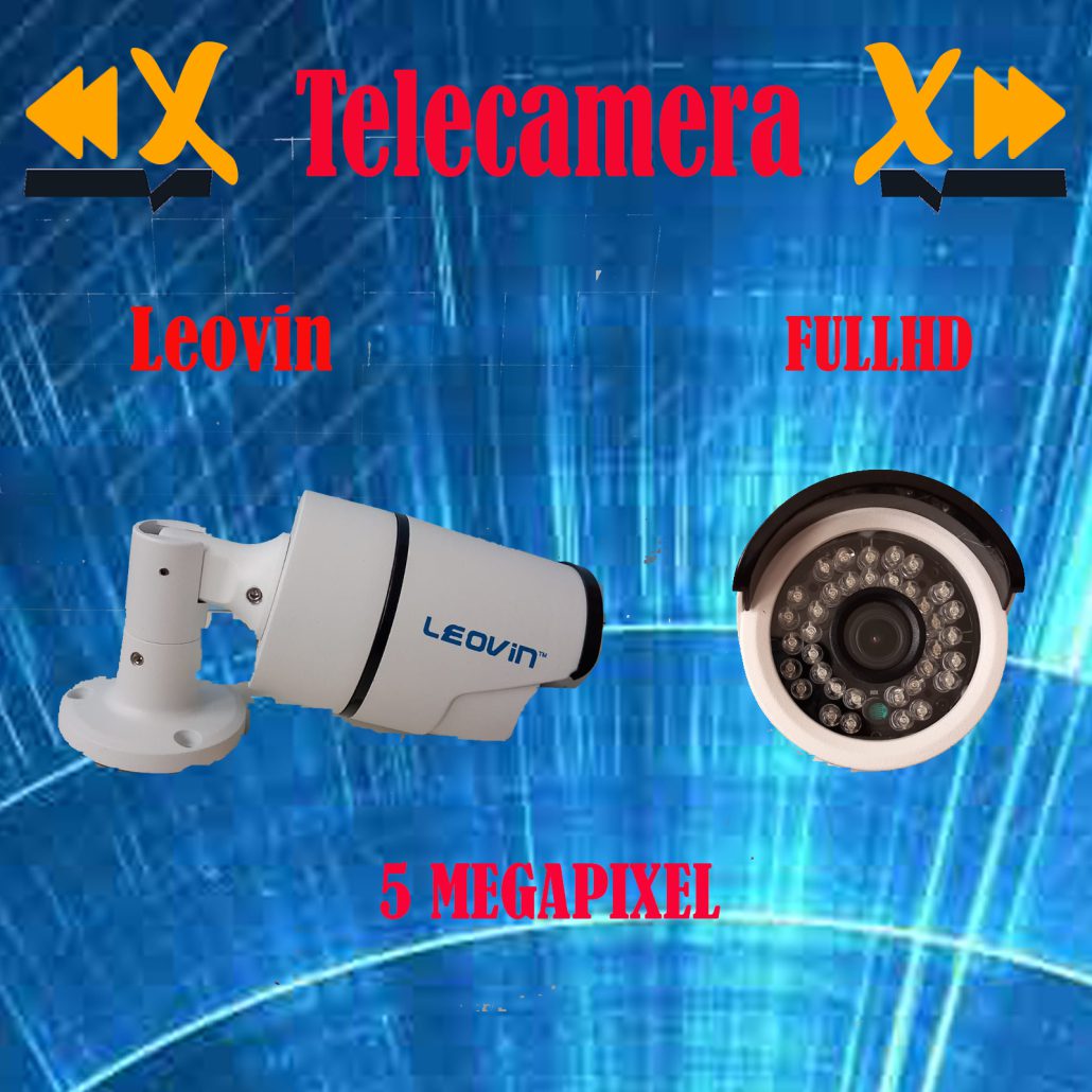 TELECAMERA AHD 5 MPX VIDEOSORVEGLIANZA LEOVIN FULLHD 1080P